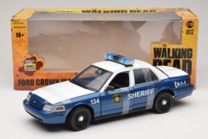 Ford Crown Victoria Police Interceptor The Walking Dead Greenlight 1:18 12957 Metal — billede 6 af 6