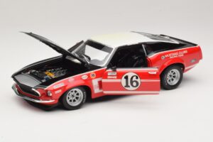 Ford Mustang Boss 302 #16 Bud Moore Engineering G. Follmer Trans-Am 1969 OEM 1:18 FORD006 Metal — billede 2 af 8
