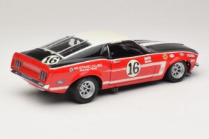Ford Mustang Boss 302 #16 Bud Moore Engineering G. Follmer Trans-Am 1969 OEM 1:18 FORD006 Metal — billede 3 af 8