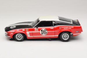 Ford Mustang Boss 302 #16 Bud Moore Engineering G. Follmer Trans-Am 1969 OEM 1:18 FORD006 Metal — billede 4 af 8