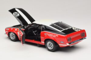 Ford Mustang Boss 302 #16 Bud Moore Engineering G. Follmer Trans-Am 1969 OEM 1:18 FORD006 Metal — billede 5 af 8