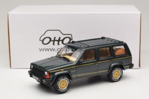 Jeep Cherokee XJ Limited Dark Hunter Green Otto 1:18 OT1340 Resin — billede 6 af 6