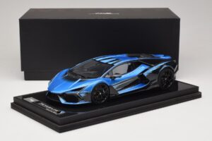Lamborghini Revuelto Blue Black IVY Merit 1:18 REMC040 Resin — billede 7 af 7