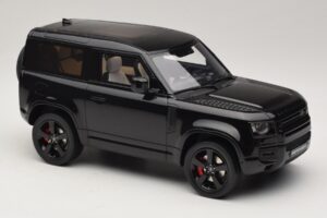 Land Rover Defender 90 L663 P400 X-Dynamic HSE Santorini Black GT Spirit 1:18 GT992 Resin — billede 4 af 6