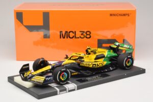 McLaren MCL38 #4 L. Norris Monaco GP Winner 2024 Minichamps 1:18 537242604 Resin — billede 7 af 7