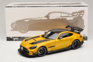 Mercedes AMG GT Black Series C190 Solarbeam Yellow Metallic Minichamps 1:18 110032021 Metal — billede 8 af 8