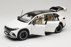 Mercedes EQS SUV X296 Manufaktur Diamond White NZG 1:18 B66960590 Metal — billede 2 af 8