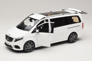 Mercedes V-Class W447 AMG Line Hvid Norev 1:18 183876 Metal — billede 2 af 8