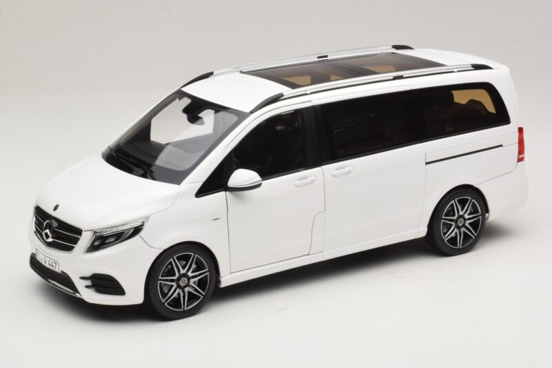 Mercedes V-Class W447 AMG Line Hvid Norev 1:18 183876 Metal