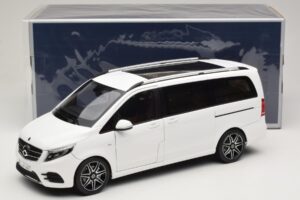 Mercedes V-Class W447 AMG Line Hvid Norev 1:18 183876 Metal — billede 8 af 8