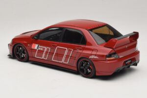 Mitsubishi Lancer Evolution IX MR Fast & Furious Rød Ignition Model 1:18 2374 Resin — billede 5 af 6