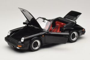 Porsche 911 3.2 Carrera Cabriolet Sort Minichamps 1:18 100063035 Metal — billede 2 af 8