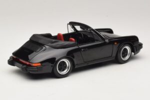 Porsche 911 3.2 Carrera Cabriolet Sort Minichamps 1:18 100063035 Metal — billede 3 af 8