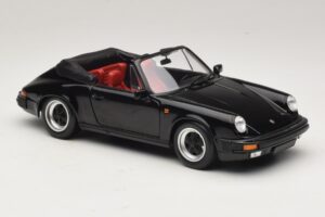 Porsche 911 3.2 Carrera Cabriolet Sort Minichamps 1:18 100063035 Metal — billede 6 af 8
