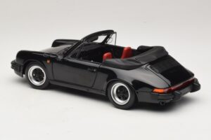 Porsche 911 3.2 Carrera Cabriolet Sort Minichamps 1:18 100063035 Metal — billede 7 af 8
