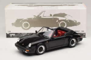 Porsche 911 3.2 Carrera Cabriolet Sort Minichamps 1:18 100063035 Metal — billede 8 af 8