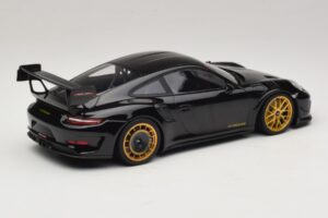 Porsche 911 992 GT3 RS Manthey Racing Sort med Guldfælge Minichamps 1:18 MR-911-GT3RS-1804 Metal — billede 2 af 6