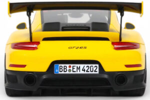 Porsche 911 GT2 RS 991.2 Nurburgring Lap Record Gul GT Spirit 1:18 GT972 Resin — billede 5 af 5