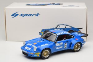 Porsche 911 RSR #6 Wallys Jeans Nurburgring 1974 Spark 1:18 18S088 Resin — billede 6 af 6