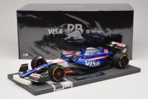 Visa Cash App RB VCARB 01 A. Iwasa FP1 Japanese GP 2024 Minichamps 1:18 117240440 Resin — billede 7 af 7