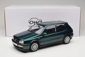 Volkswagen Golf Mk3 VR6 Carat Dragon Green Otto 1:12 G099 Resin — billede 6 af 6