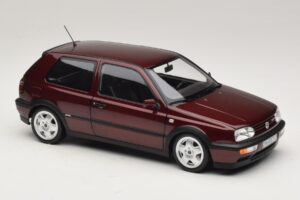 Volkswagen Golf VR6 Mk3 Indian Red Begrænset Udgave Norev 1:18 188505 Metal — billede 6 af 8