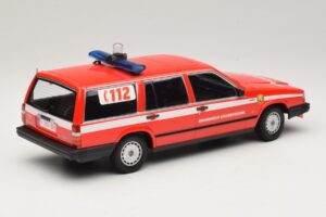 Volvo 740 GL Stationcar Brandweer Grobbendonk Minichamps 1:18 155171795 Metal — billede 2 af 6