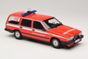 Volvo 740 GL Stationcar Brandweer Grobbendonk Minichamps 1:18 155171795 Metal — billede 4 af 6