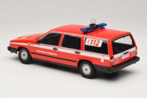 Volvo 740 GL Stationcar Brandweer Grobbendonk Minichamps 1:18 155171795 Metal — billede 5 af 6