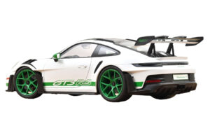 Porsche 911 992 GT3 RS Tribute to Carrera RS Hvid Python Green Norev 1:12 127535 Metal — billede 2 af 4