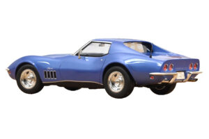 Chevrolet Corvette C3 Le Mans Blue Norev 1:18 189034 Metal — billede 2 af 3