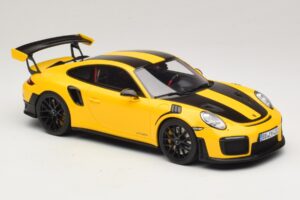 Porsche 911 GT2 RS 991.2 Nurburgring Lap Record Gul GT Spirit 1:18 GT972 Resin — billede 4 af 6