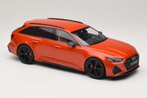 Audi RS6 C8 Avant Orange Metallic Minichamps 1:18 155018012 Metal — billede 4 af 6