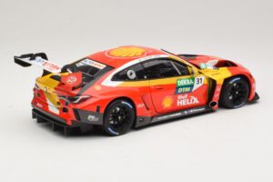 BMW M4 GT3 #31 Schubert Motorsport S. van der Linde Winner DTM Lausitzring 2022 Minichamps 1:18 113222031 Metal — billede 3 af 8