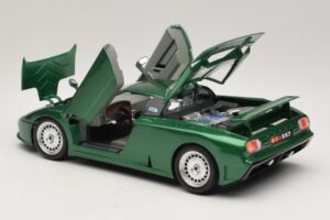 Bugatti EB110 Grøn Metallic Bburago 1:18 3003 Metal — billede 5 af 8