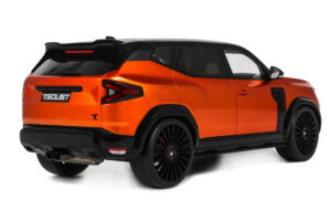 Dacia Duster Mk3 Redust Sport 4x2 Hybrid Metallic Orange Otto 1:18 OT1316 Resin — billede 2 af 4