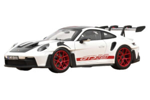 Porsche 911 992 GT3 RS Weissach Package Hvid Pyro Red Norev 1:18 187373 Metal