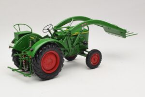Deutz F2L 514 Traktor Frontlæsser Grøn Minichamps 1:18 109144071 Metal — billede 2 af 6