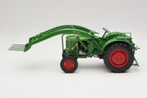 Deutz F2L 514 Traktor Frontlæsser Grøn Minichamps 1:18 109144071 Metal — billede 3 af 6