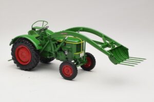 Deutz F2L 514 Traktor Frontlæsser Grøn Minichamps 1:18 109144071 Metal — billede 4 af 6