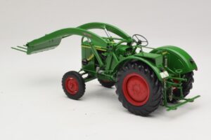 Deutz F2L 514 Traktor Frontlæsser Grøn Minichamps 1:18 109144071 Metal — billede 5 af 6