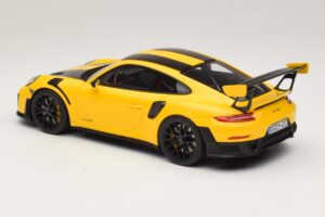 Porsche 911 GT2 RS 991.2 Nurburgring Lap Record Gul GT Spirit 1:18 GT972 Resin — billede 5 af 6