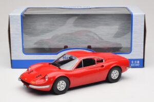 Ferrari Dino 246 GT Rød MCG 1:18 MCG18359 Metal — billede 6 af 6