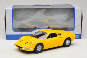 Ferrari Dino 246 GT Gul MCG 1:18 MCG18168 Metal — billede 6 af 6