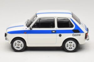 Fiat 126 Castrol Livery Hvid Blå MCG 1:18 MCG18666 Metal — billede 3 af 6