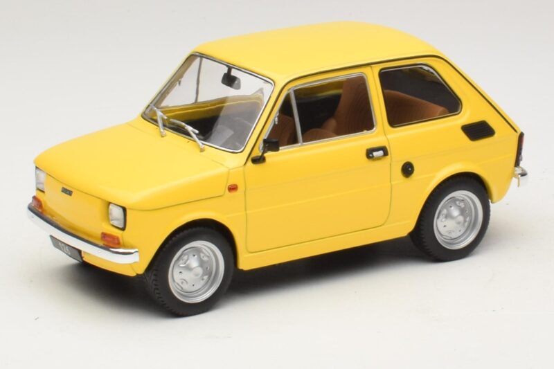 Fiat 126 Gul MCG 1:18 Fiat 126 Gul MCG 1:18 MCG18667 Metal