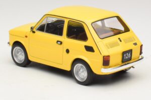 Fiat 126 Gul MCG 1:18 MCG18667 Metal — billede 4 af 6