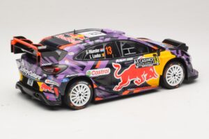 Ford Puma Rally1 #13 G. Munster / L. Louka Rally Monte Carlo 2025 IXO 1:18 18RMC231B Metal — billede 2 af 6