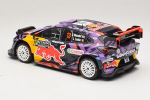 Ford Puma Rally1 #13 G. Munster / L. Louka Rally Monte Carlo 2025 IXO 1:18 18RMC231B Metal — billede 5 af 6