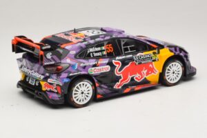 Ford Puma Rally1 #55 J. McErlean / E. Treacy Rally Monte Carlo 2025 IXO 1:18 18RMC231A Metal — billede 2 af 6